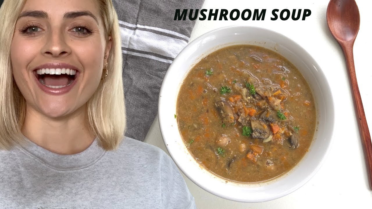 Mushroom Soup Recipe in the Instant Pot