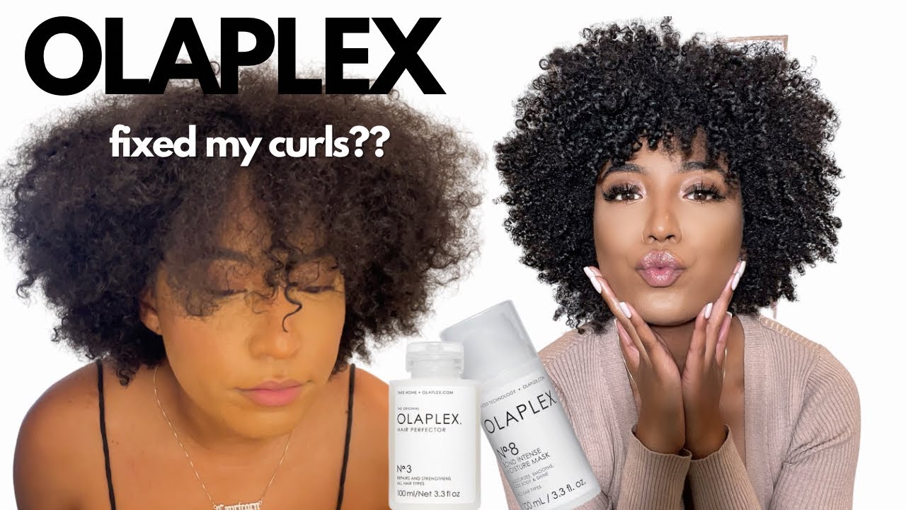 USING OLAPLEX TO REPAIR MY NATURAL CURLY HAIR?? | WORTH THE HYPE? | LAUREN CAMILLE