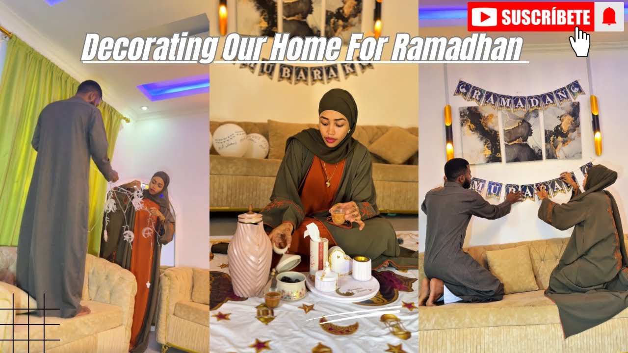 DECORATE OUR HOME WITH US FOR RAMADHAN📿🕌🌙✨