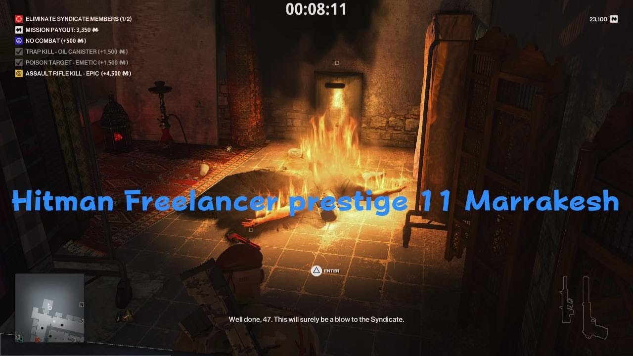 HITMAN Freelancer prestige 11 Marrakesh