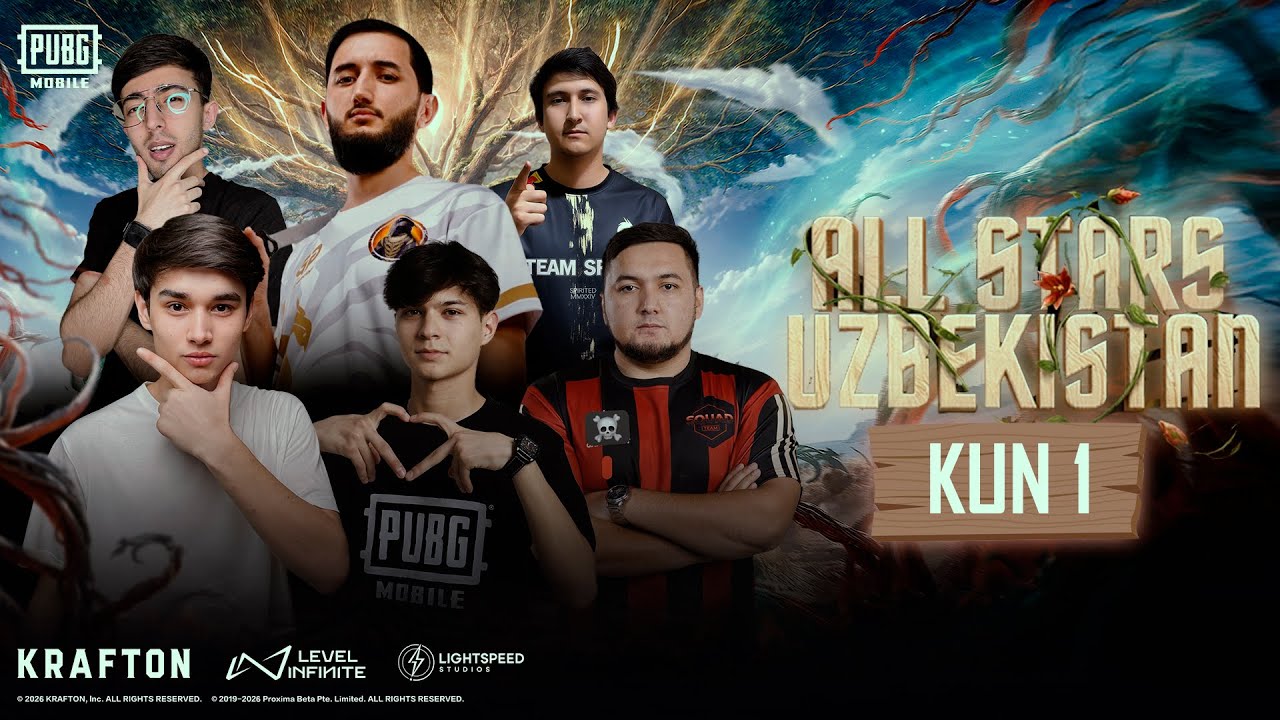 PUBG MOBILE ALL STARS: Ibtidoiy Daraxt Jangi | Kun 1