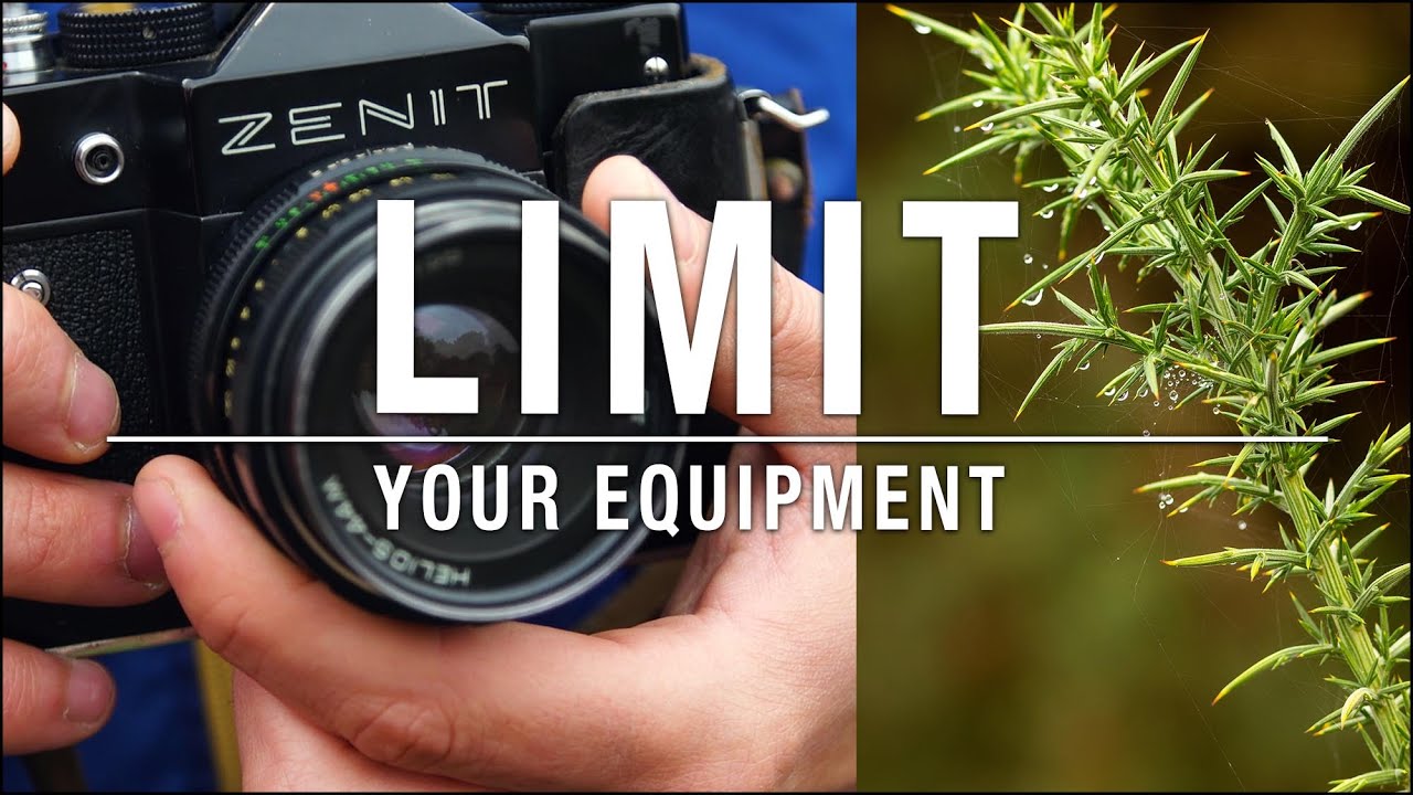 Limit your equipment to become a better photographer