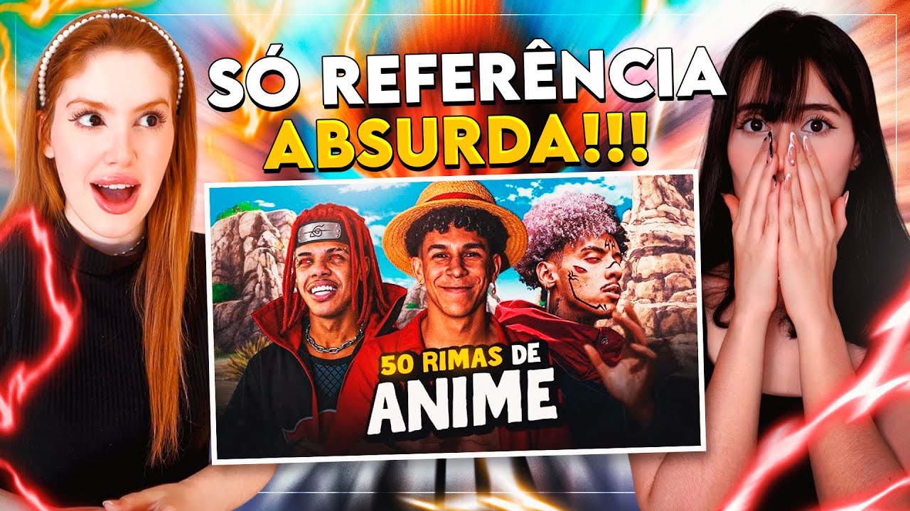 REACT | 50 RIMAS ABSURDAS de ANIME nas BATALHAS! 🍥 | CR Reacts