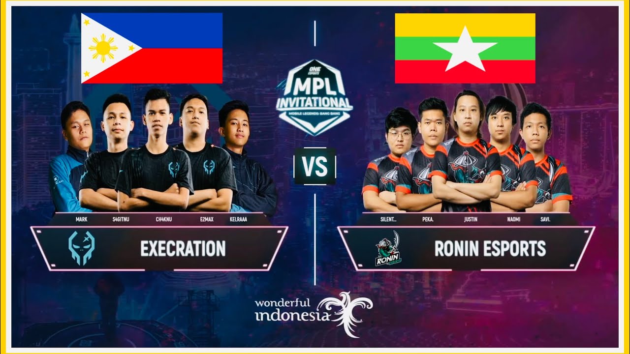 ONE Esports MPL Invitational Day 1 🇵🇭(EXEC) vs 🇲🇲(RNN) Game 1