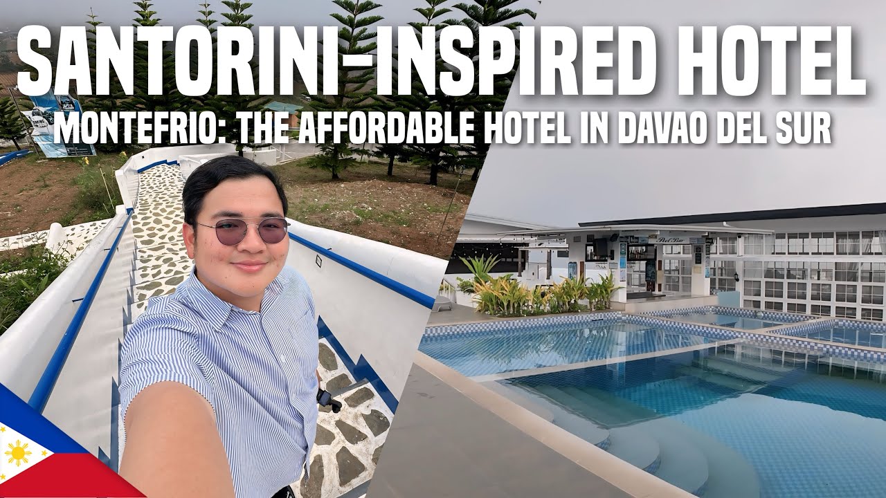 DAVAO VLOG • Montefrio: Santorini-Inspired Hotel in Davao Del Sur | Ivan de Guzman