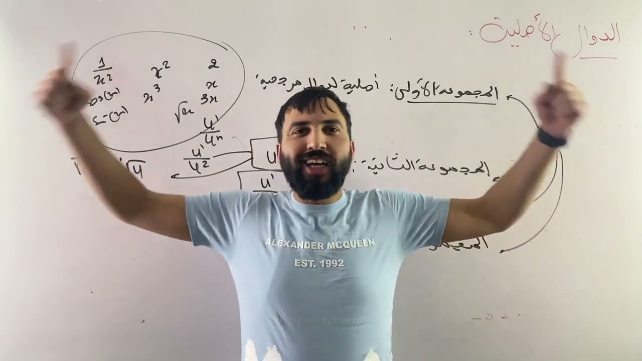 الدوال الأصلية رقم 1 / اقوى شرح باكالوريا تحدي العشرين 2022