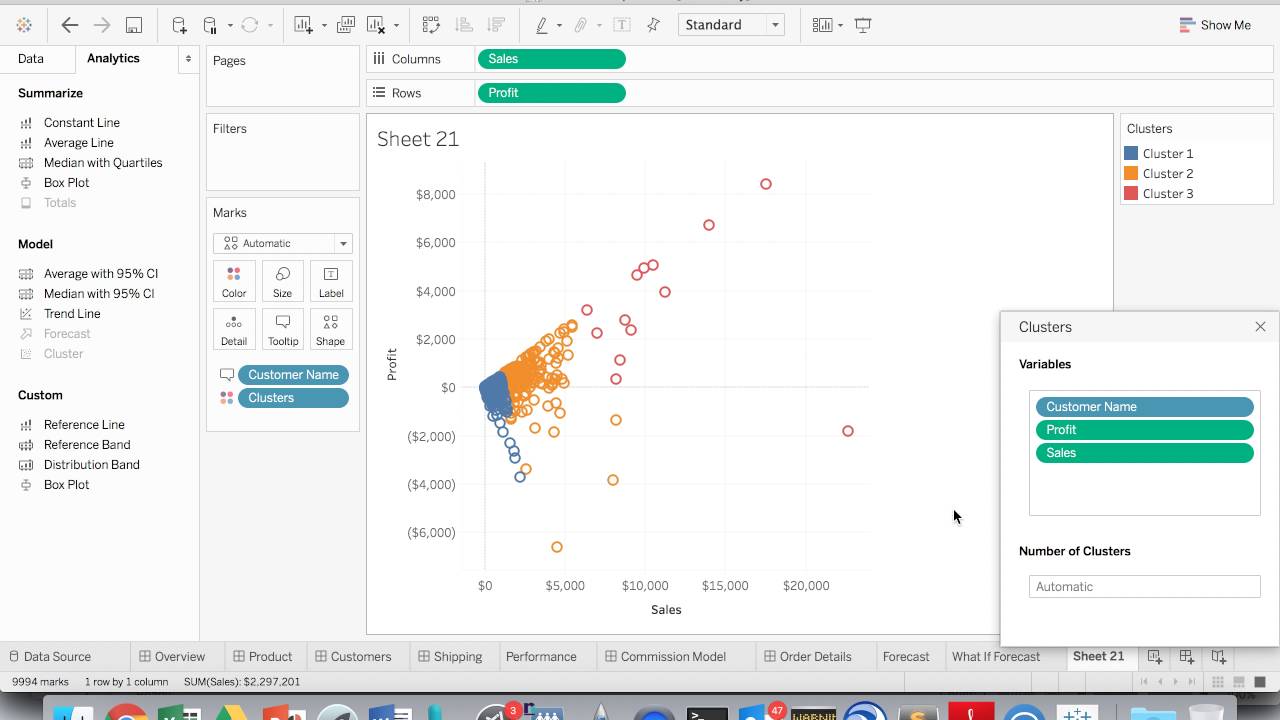 Tableau Clustering in 5 mins