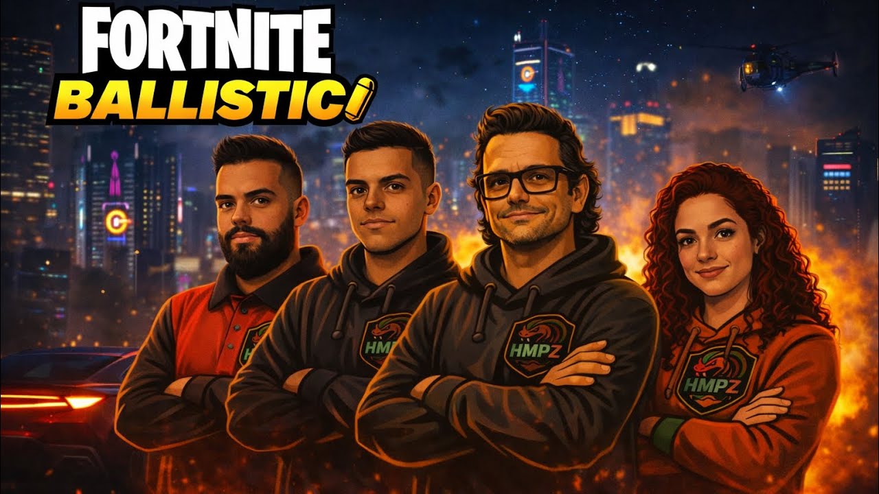 Fortnite Ballistic partida ranqueada contra NEB 