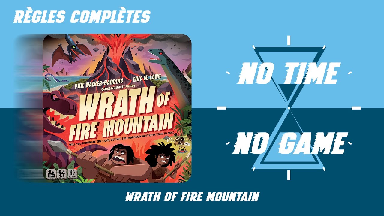 La colère de la montagne de feu / Wrath of fire mountain - Règles du jeu complètes