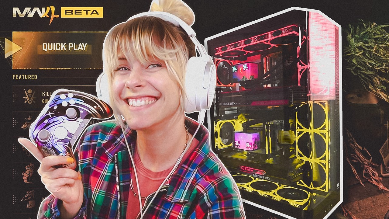 MW4 BETA + TESTING MY NEW DUAL PC SETUP IN ONE CASE + MY SETTINGS | NoisyButters