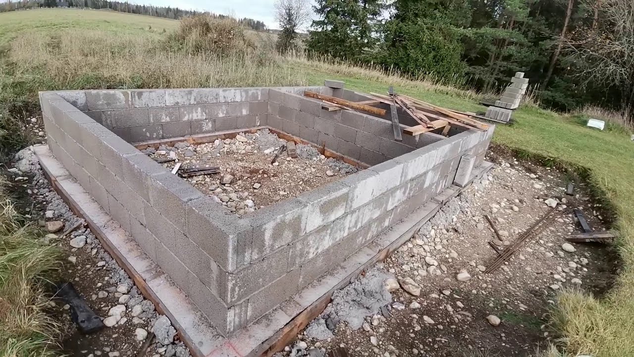 LOG SAUNA part 2. FOUNDATION