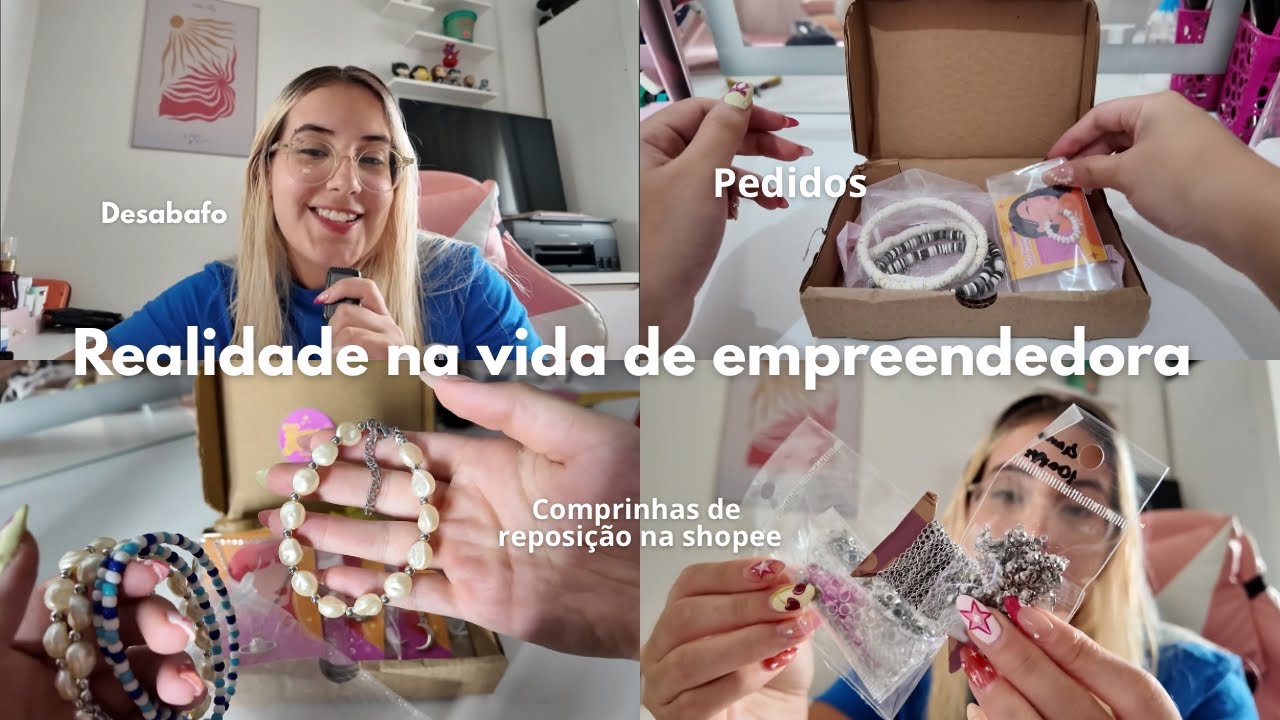 vlog - embalei pedidos do mês + desabafo sobre desânimo e realidade empreendendo a quase 5 anos