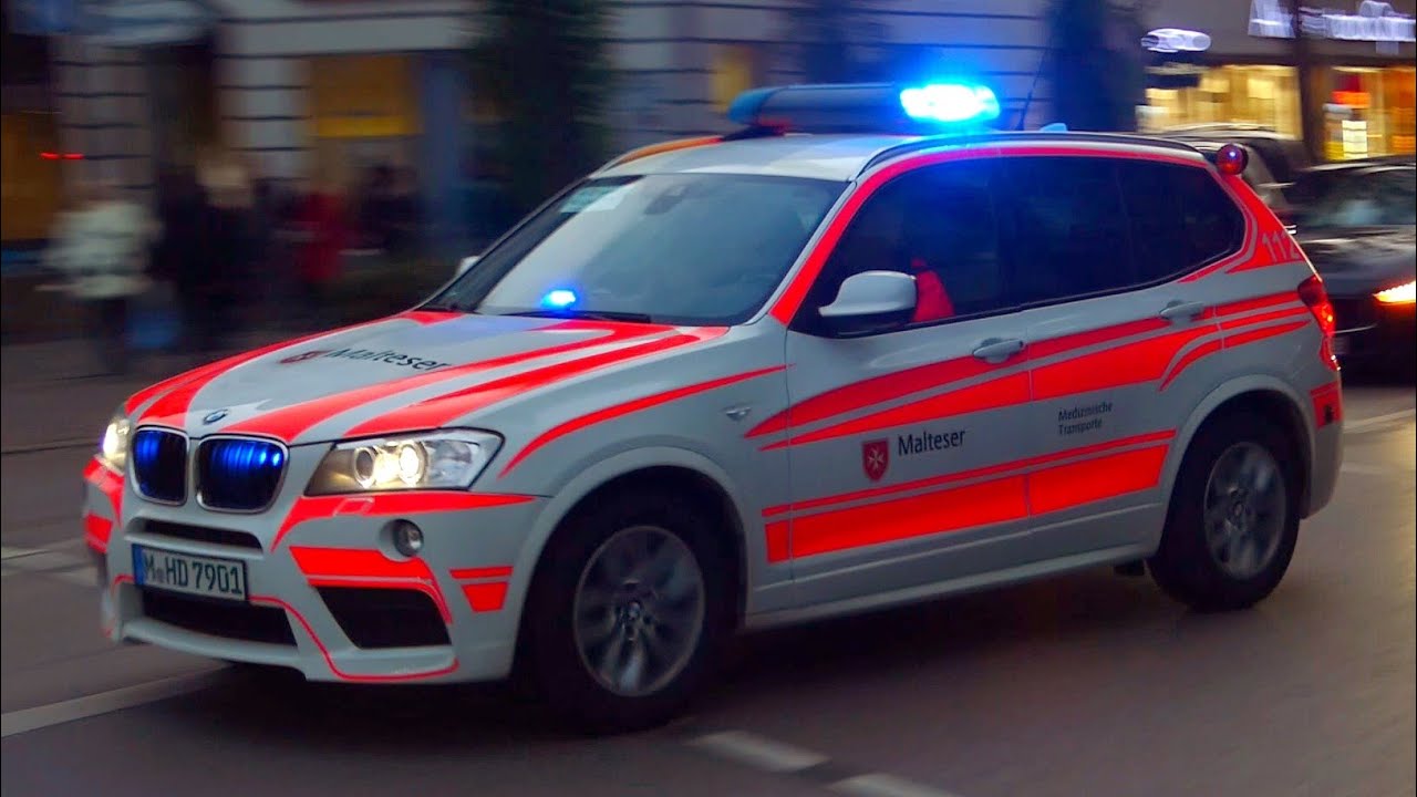 BMW X3 Medizinischer Transportdienst Malteser München
