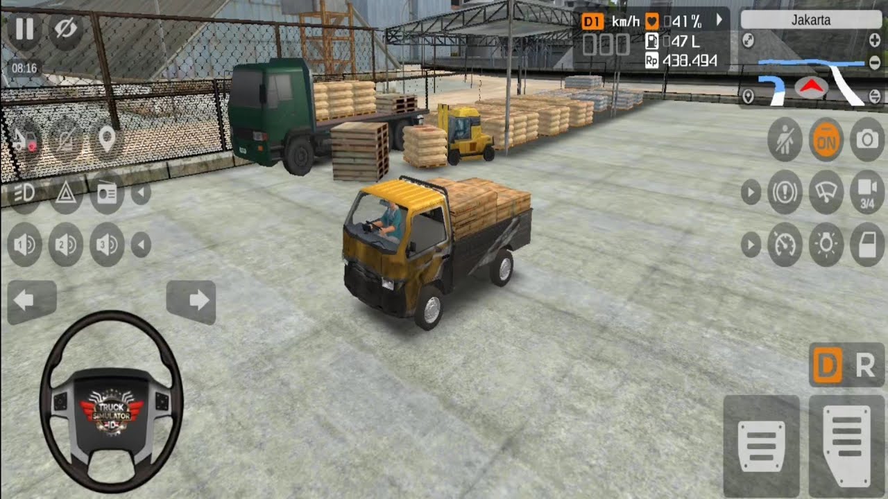 Heavy Cement Transport Mission 🚛 | Truck Simulator Indonesia Realistic Gameplay