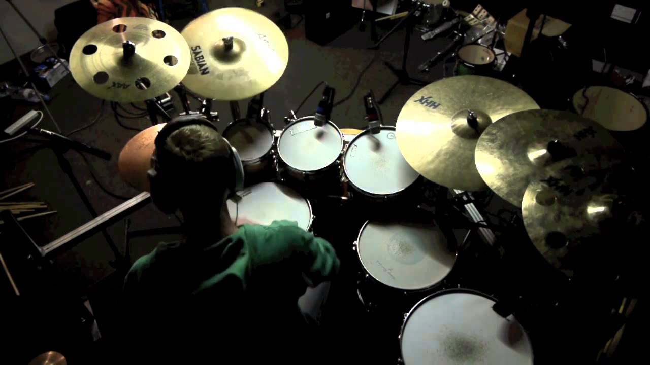 Jimmy Rainsford - Drum Solo/Jam (Overhead View)