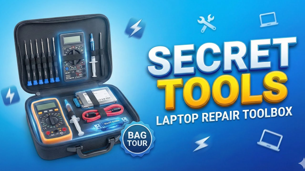 ​I Can't Fix Computers Without These Tools! 🛠️ (Bag Tour)