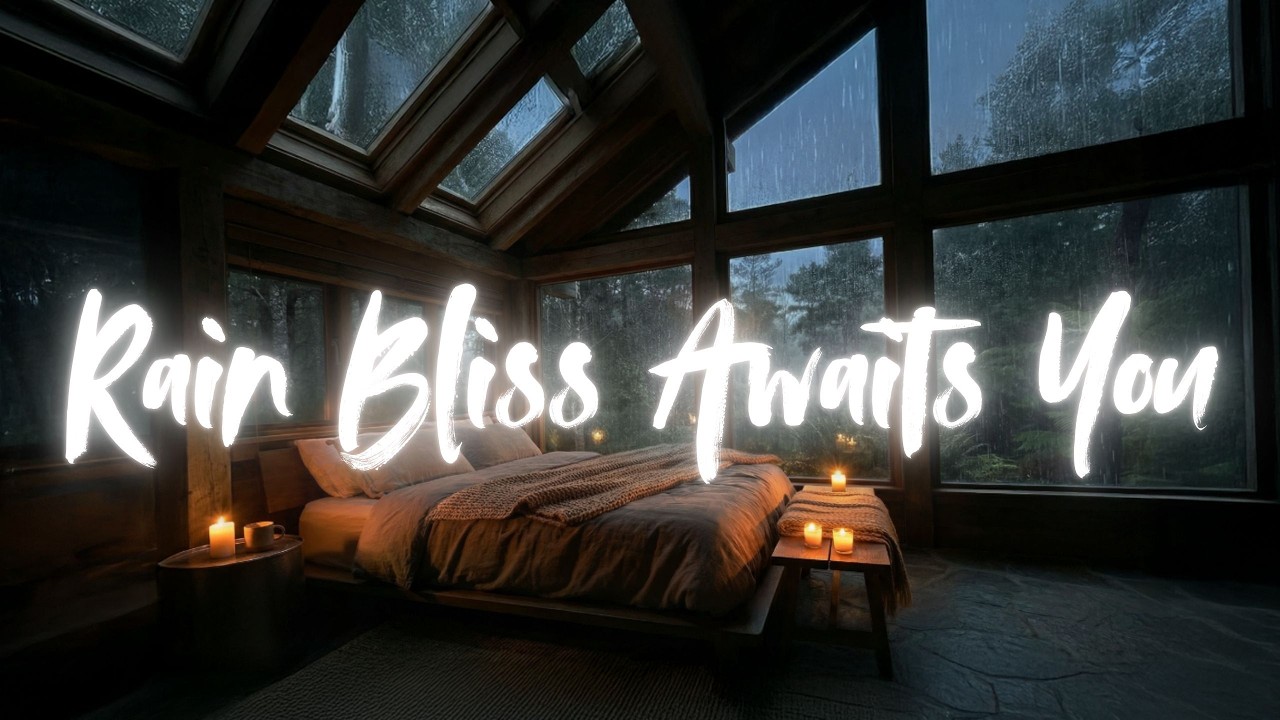 Immersive Forest Rain Sounds | Deep Sleep & Meditation in 8 Hours | Black Screen Relaxation