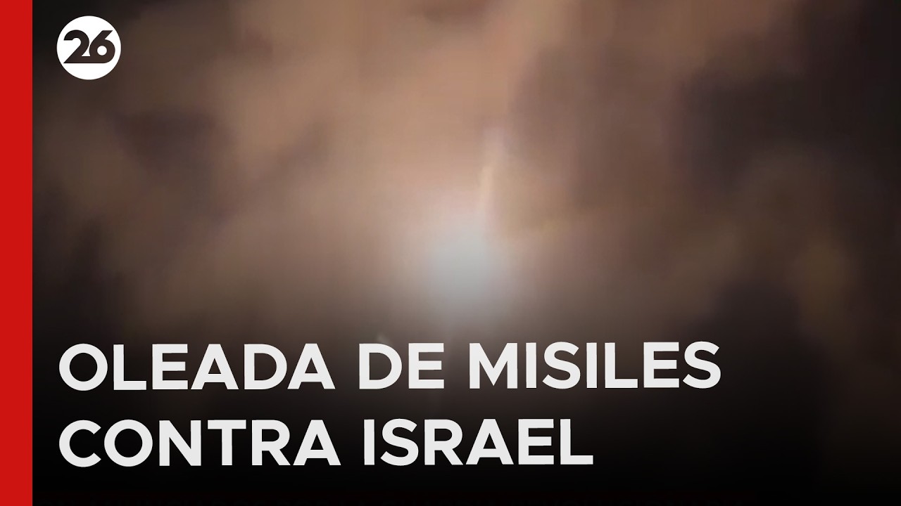 🚨 MEDIO ORIENTE | Irán lanza su oleada de ataques contra Israel