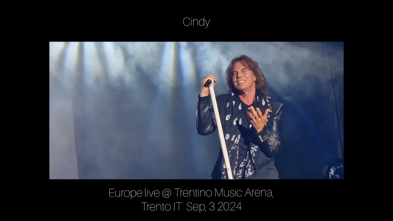 Europe live @ Trentino Music Arena, Trento IT  Sep,3  2024