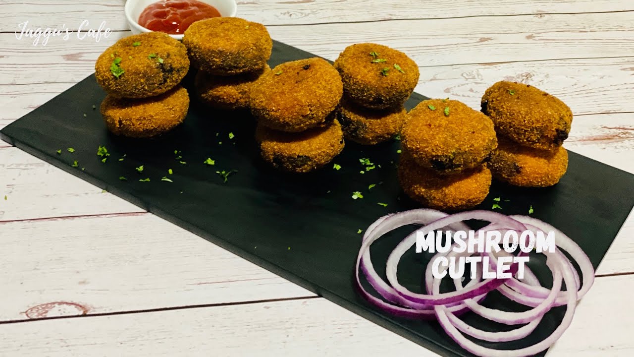 Mushroom Cutlet  Recipe | Vegetable Cutlet | Mushroom Tikki | Easy Mushroom Cutlet