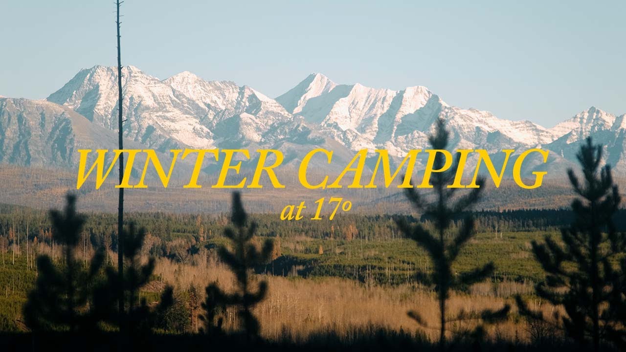 WINTER TENT CAMPING IN FREEZING WEATHER AND A GRIZZLY BEAR ENCOUNTER IN MONTANA