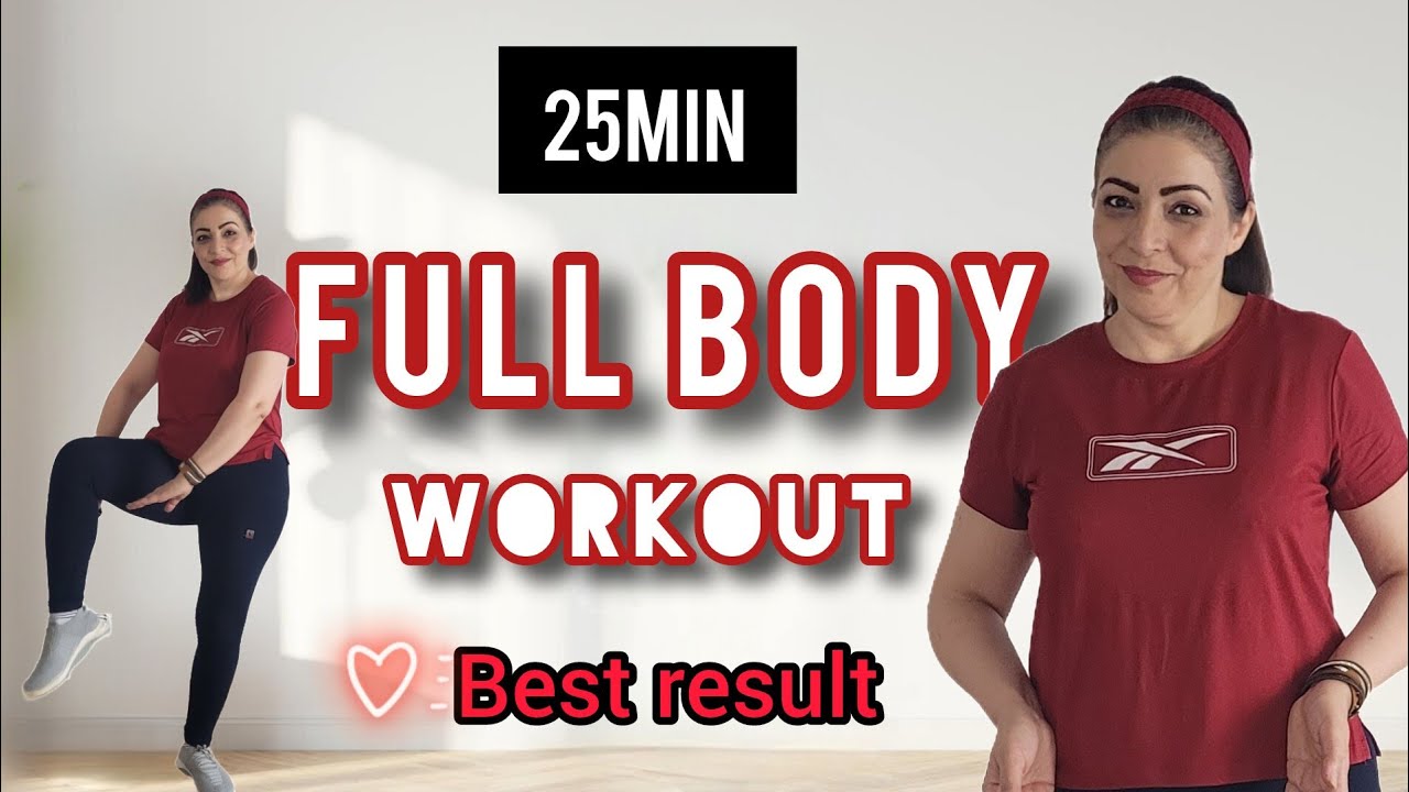 25Min Full Body Workout, Fat Burn, All Standing, No Jumping, No Repeat, Boost Your energy.🔥💪🫵