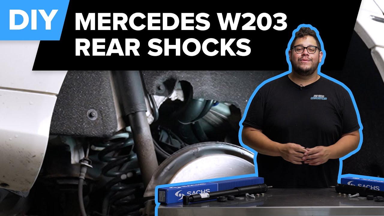 Замена заднего амортизатора Mercedes C280 своими руками (Mercedes-Benz W203 C240, C320, C350 4Mat...