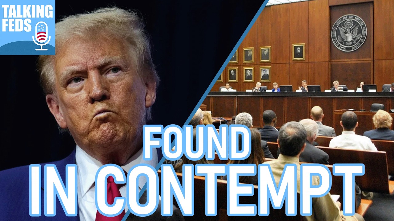 DOJ Lawyer HELD IN CONTEMPT Over Ignored COURT ORDER