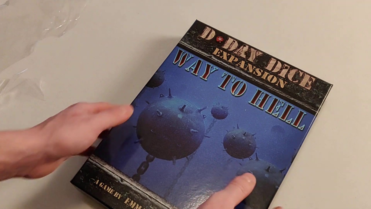 D-Day Dice (Second edition) Way to Hell - Unboxing