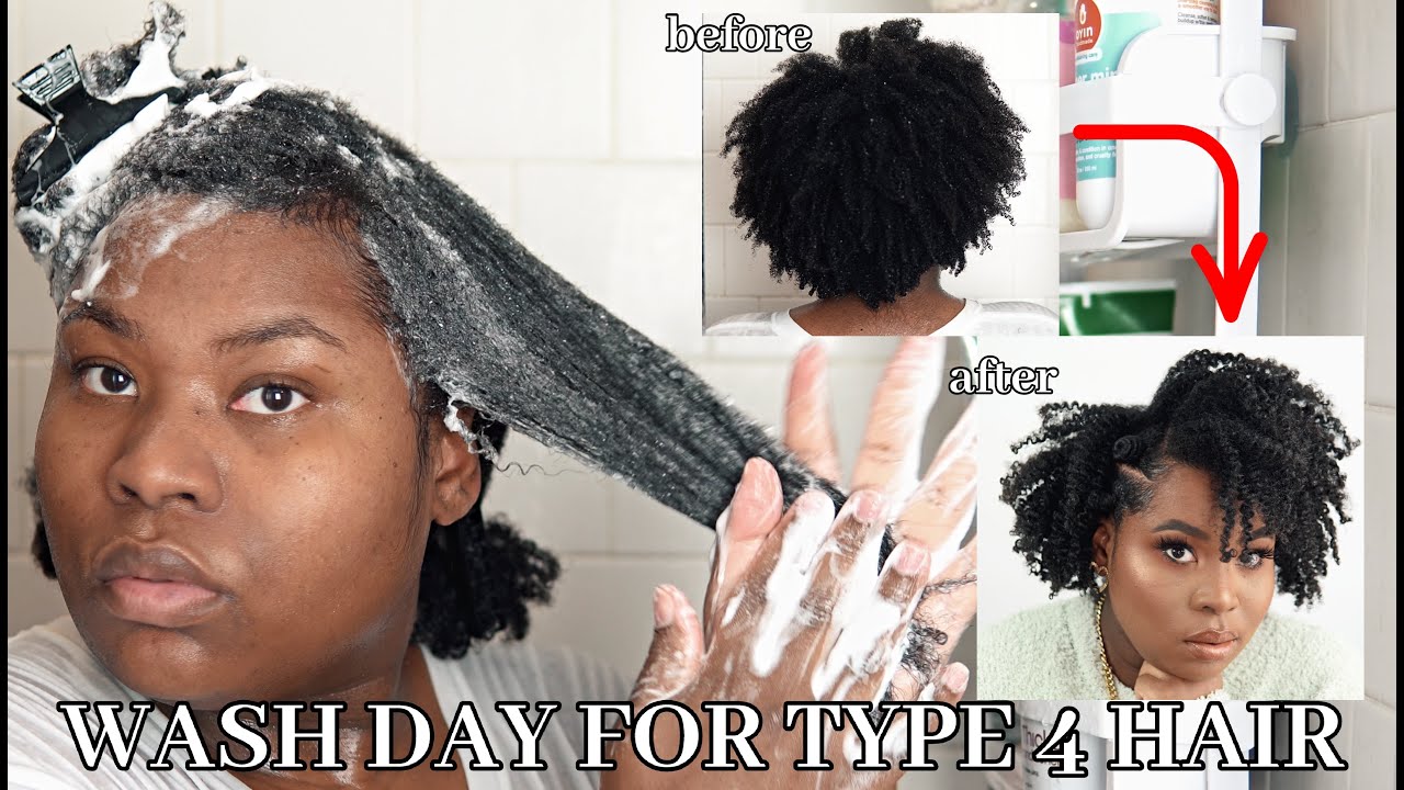 MY HAIR NEEDED THIS!! WASH ROUTINE FOR KINKY HAIR #TYPE4 | Bubs Bee