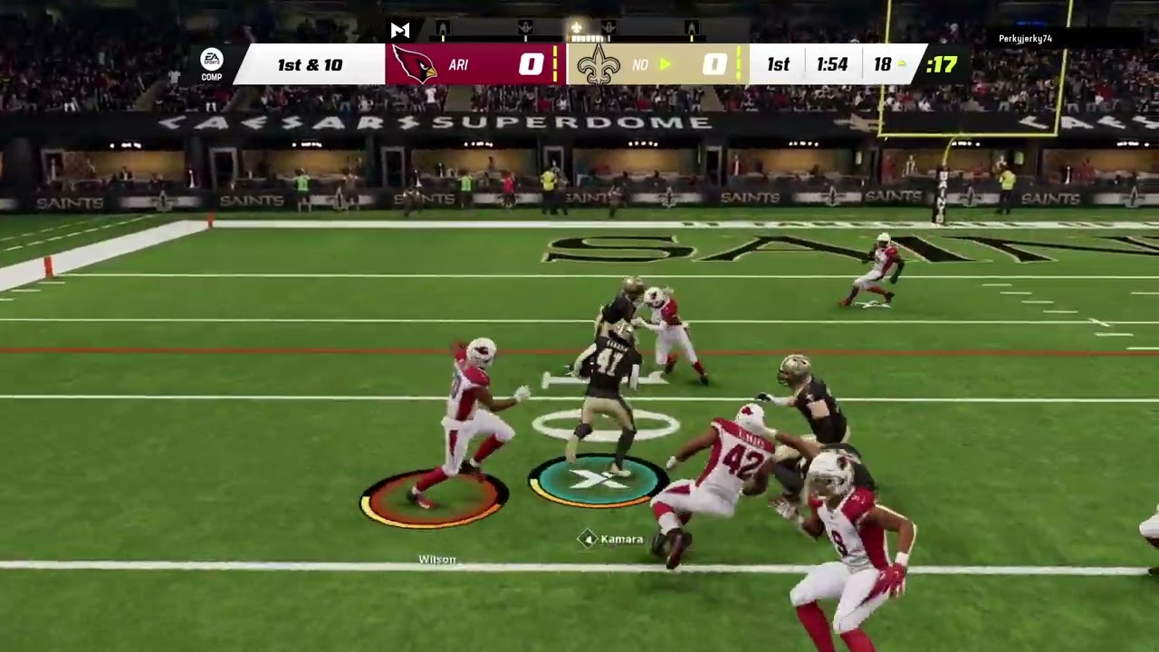 Alvin Kamara Juke for TD Madden 23