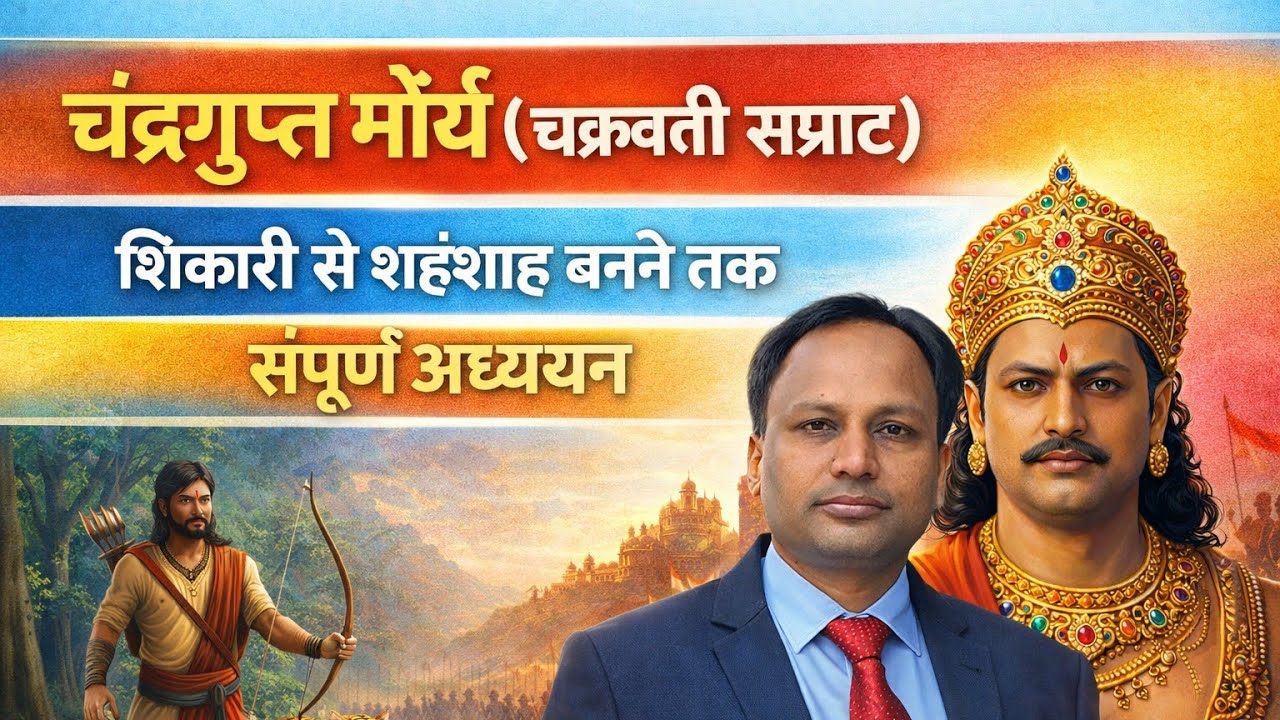 चंद्रगुप्त मौर्य ( चक्रवर्ती सम्राट)शिकारी से शहंशाह बनने तक संपूर्ण अध्ययन ! BPSC BSSC JPSC UPPCS 