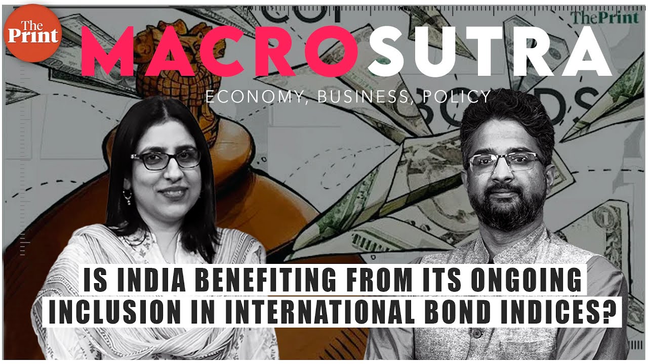 How is India benefiting from the inclusion of its bonds in global indices?
