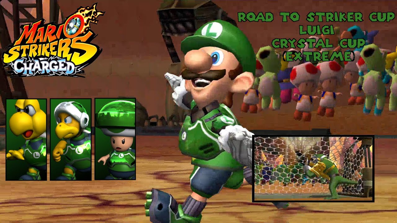 Mario Strikers Charged - Luigi (Team Request) -  Crystal Cup (Extreme)