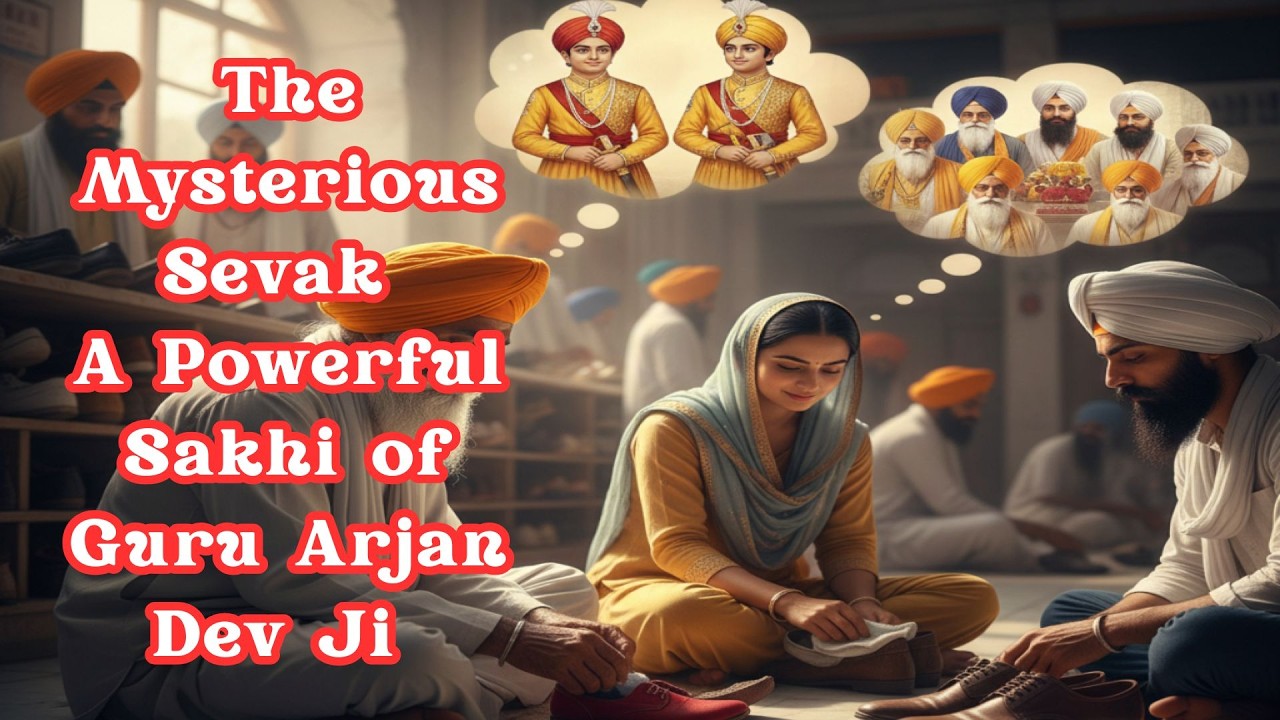 The Mystery Sevak- Sakhi of Guru Arjan Dev Ji teaching Humility (Nimrata) #sakhi #sakhiyaan #sikh