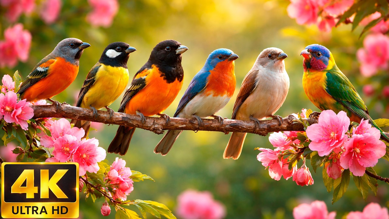 Beautiful Birds Singing 🌿 Pure Bird Sounds for Cats & Relaxation (3 Hours) |  Cat TV