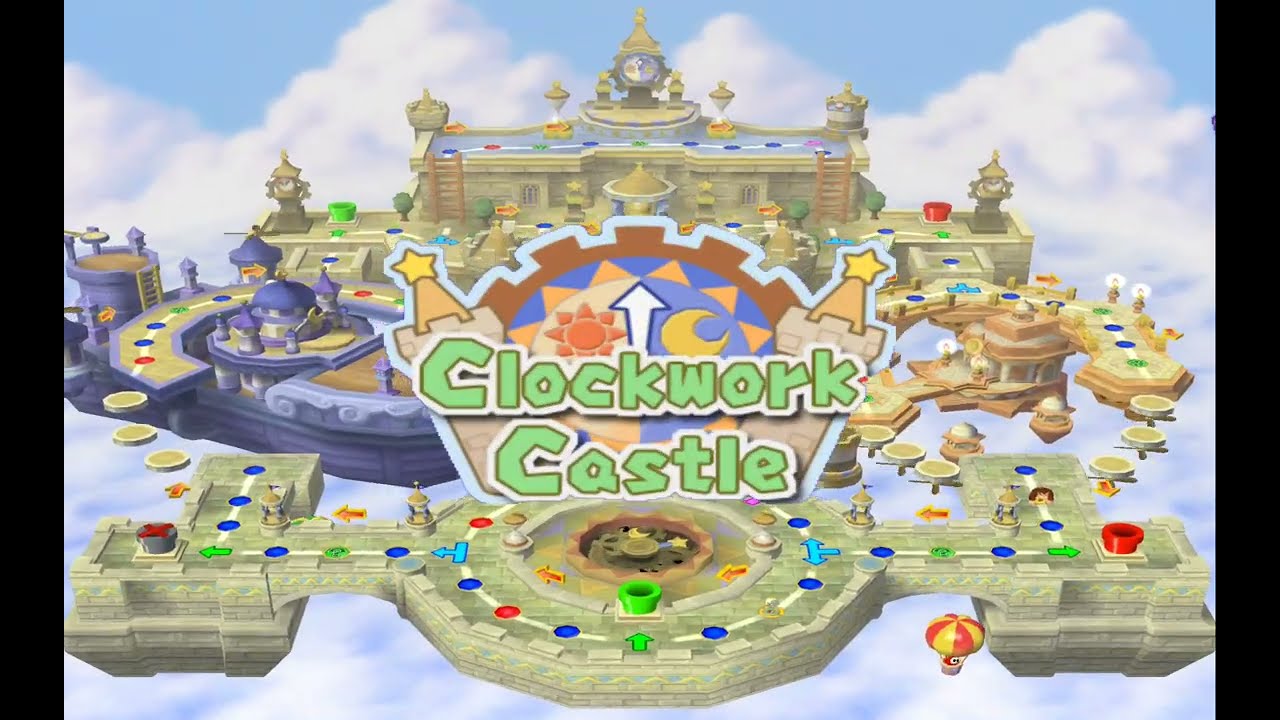 Clockwork Castle - Mario Party 6 (2 player) 2v2 unfinished edition - Koopa kid Yoshi