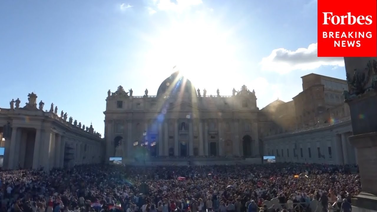 WATCH: St. Peter's Square Erupts Into Cheers, Church Bells Ring Out After New Pope Is Selected