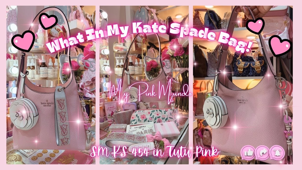 WIMB - WHAT’S IN MY BAG? Ft Kate Spade 454 in Tutu Pink
