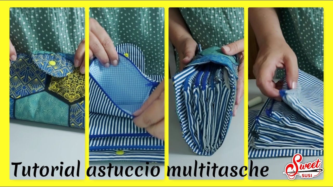 ottima idea regalo | meraviglioso organizzatore 6 scomparti con cerniera |Tutorial cucito creativo