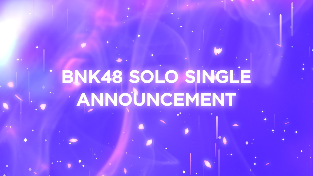 Pancake BNK48's Solo Single Announcement / BNK48