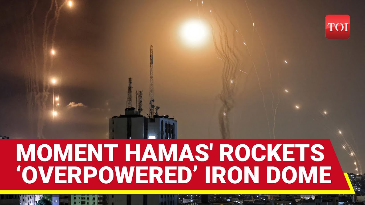 Iron Dome 'FAILS' In Face Of HAMAS Fire; Video Shows MOMENT Rockets ROCKED Israeli Cities