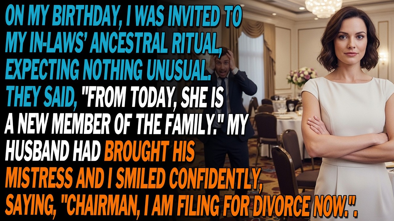 💔 On My Birthday, My Husband Brought His Mistress To The Family Ritual—i Said, I’m Divorcing You.