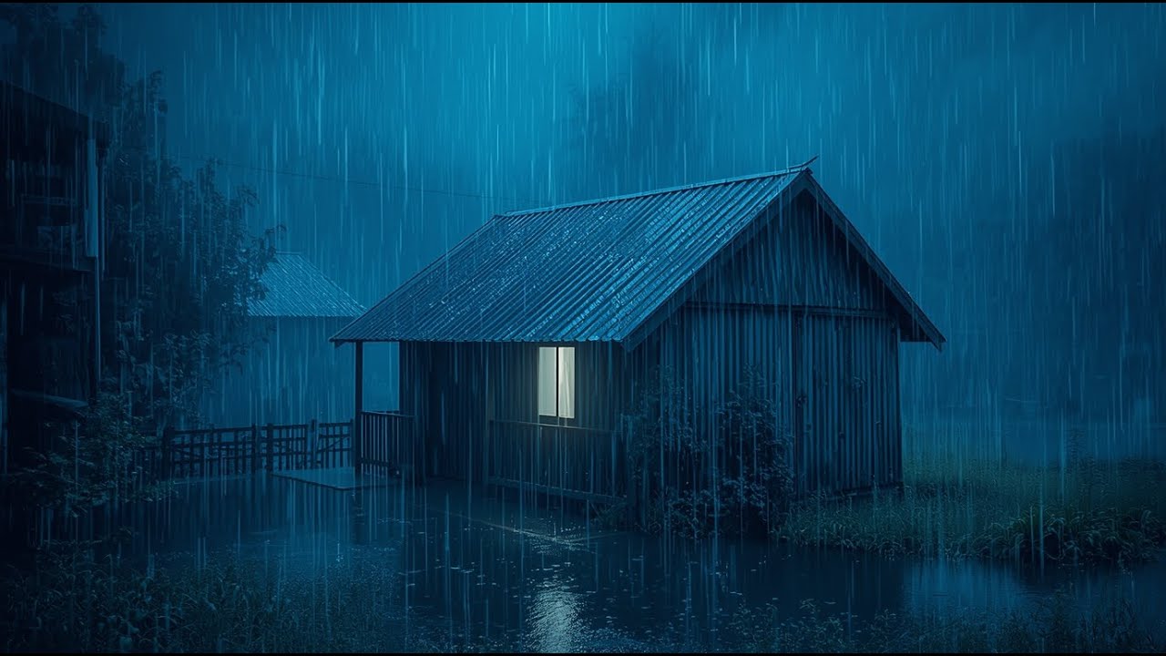 Rediscover Deep Sleep with Heavy Rainstorm and Thunder Sounds on an Old Tin Roof All Night Long  #46