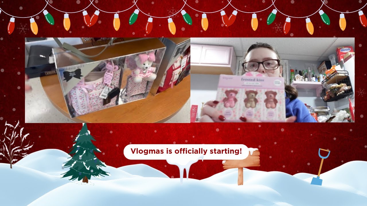 Christmas shopping & putting together gifts! HAPPY VLOGMAS!
