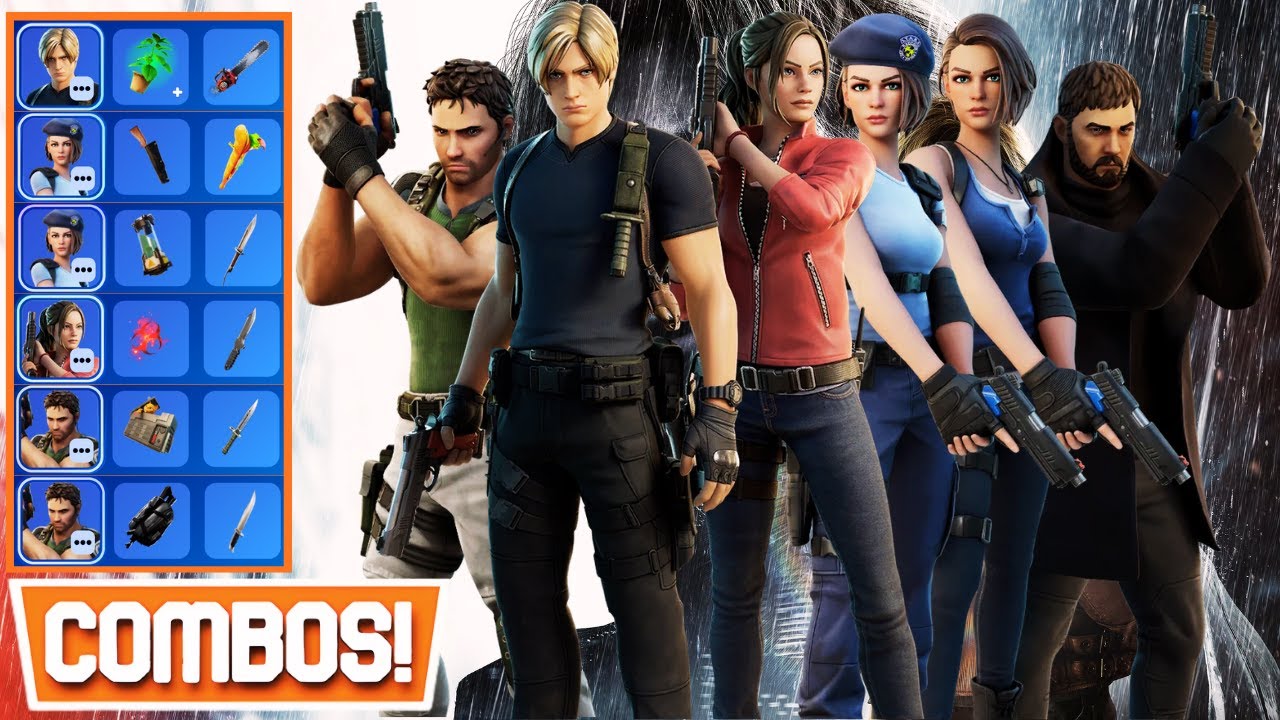 ЛУЧШИЕ комбинации скинов в Resident Evil (ВСЕ СКИНЫ СКОРО ВЕРНУТСЯ!)