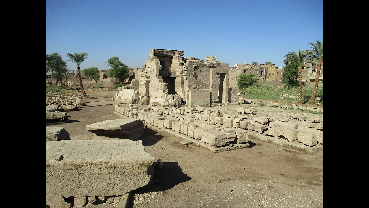 Temple of Montu at El-Tod.معبد مونتو في الطود .Ptolemaic Main Temple.ancient egypt history .Egypt.