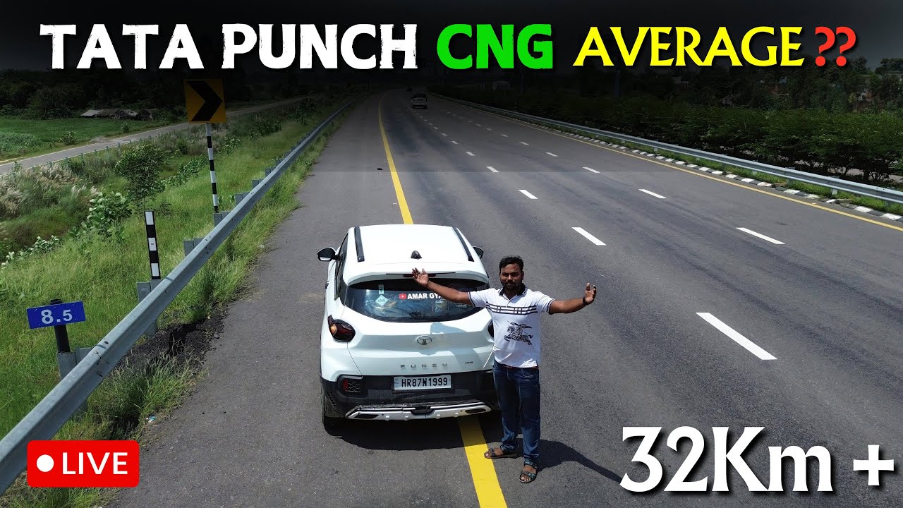 Tata Punch CNG Mileage Test ,30km in 1kg?😨| Real Life Mileage Test| 2024🔥