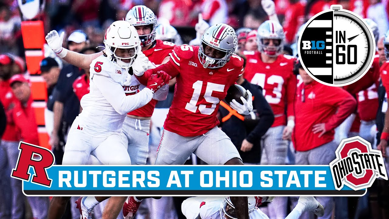 Rutgers at Ohio State | Nov. 23, 2025 | B1G Football in 60