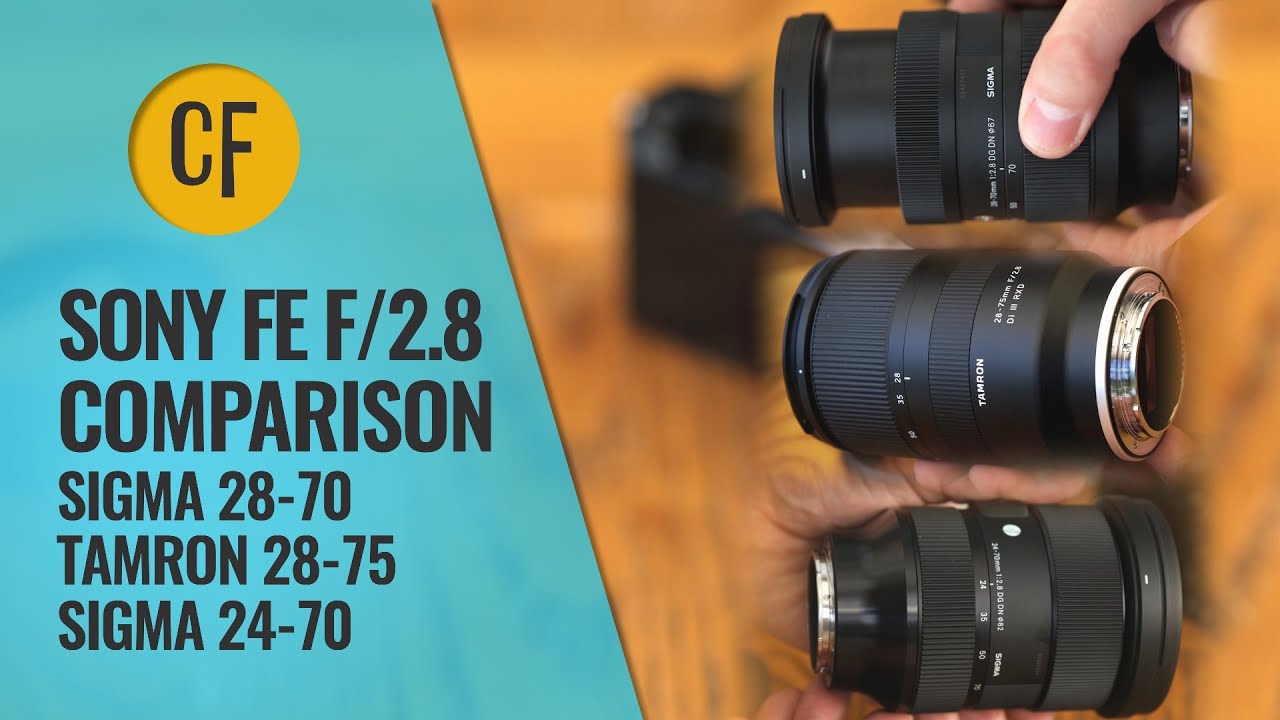 Sigma 28-70 против Tamron 28-75 против Sigma 24-70: сравнение зум-объективов с креплением FE и св...